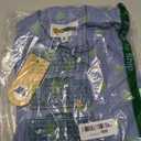 Tipsy Elves Button Down Shirts for Men - Valentines Day, Mardi Gras and St Patricks Day Mens Button Ups (Blue, XL)