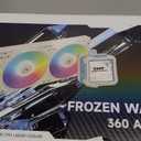 Thermalright FW PRO 360 ARGB White CPU Water Cooler with PWM Fan, 2000RPM Speeds,IPS LCD Screen with 320 * 320 Resolution,Liquid CPU Cooler,for AM5/Intel 1851/1700,2.73inch Display Screen