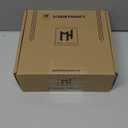 Mega Handles Schein Privacy Door Handle - 1 Pack Interior Reversible Gold Door Handle, Heavy Duty Bed & Bath Door Handles with Privacy Door Lock, Fits All Standard Doors - Satin Brass