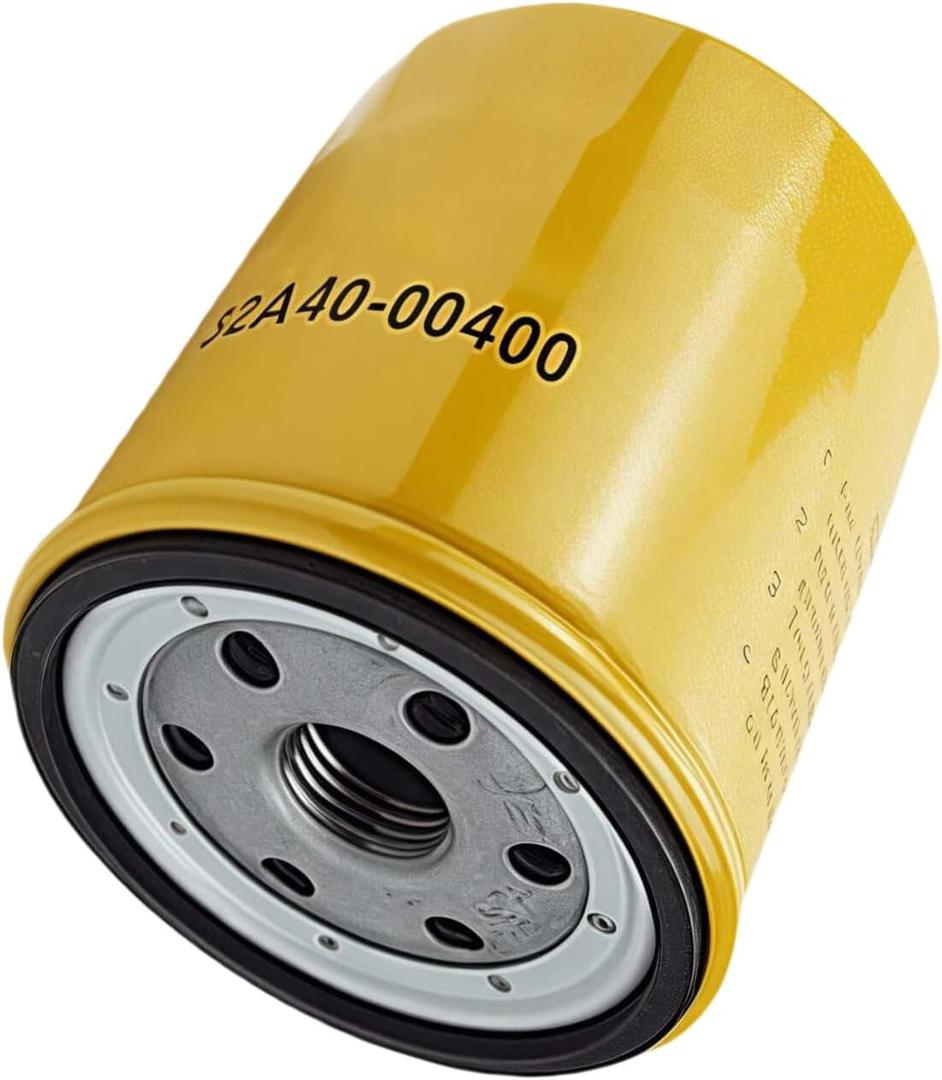 Forklift oil filter 32A40-00400,32A40-00100 compatible with Mitsubishi S4S engine. Forklift engine accessory filter 32A4000400 32A4000100 (yellow)