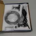 15X Real Glass Lens Magnifying Glass with Light  3 Color Modes & Adjustable Brightness, Hands-Free Magnifier with Metal Base & Clamp for Crafts, Repair, Reading, Sewing, Painting & Close Work