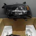 Headlights W/Bulbs for 2005 2006 2007 2008 2009 2010 2011 Toyota Tacoma Halogen Headlamp Replacement Driver & Passenger Side