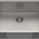 KRAUS Standart PRO 26-inch 16 Gauge Undermount Single Bowl Stainless Steel Kitchen Sink, KHU100-26