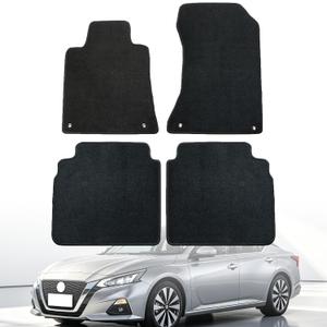 GXARTS Waterproof Car Floor Mats Carpet Full Set Fit for Nissan Altima 2019 2020 2021 2022 2023 2024 2025 | All-Weather Protect, with Anti Sliding Back