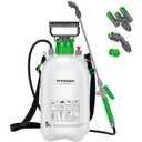 VIVOSUN 1.35 Gal/5L Pump Sprayer, Garden Water Sprayer for Plants, Weeds & Lawn Care, with 3 Nozzles, 50'' Long Hose & Pressure Relief Valve