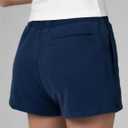 SPRUCE INT Summer SweatShorts for Women - Cotton Drawstring French Terry Comfy Casual Lounge Shorts Cute Shorts for Workout (Blue)