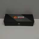 SAVIOR HEAT Heated Gloves for Men Women, Rechargeable Electric Heated Leather Skiing and Snowboarding Gloves (Small, Black)