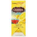 Celestial Seasonings Caffeine Free Lemon Zinger Herbal Tea 25 Tea Bags (EXP 12/01/26)