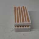 10-Inch Tall Unscented Dripless Taper Candles Bulk 30 Pack - Orange Taper Candles Bulk - Smokeless, 6-8 Hour Long Burning - Colored Candlesticks Bulk 
