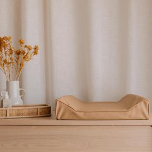 Frankie Lane Padded Baby Changing Pad - Vegan Leather, Waterproof, Wipeable with Raised Sides - Removable Cover - Ideal Changing Table Pad/Diaper Changing Pad for Nursery/Dresser - 26x18 Inch