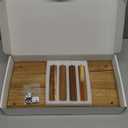 RiLiKar Acacia Wooden Desktop Organizer Shelf Kitchen Cabinet and Counter Riser Display Shelf for Top of Desk Home Office Bathroom Coffee Table Display Stand