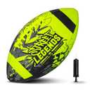 Street Legends Youth Football for Kids , Graffiti Printed Composite Leather Size 8 Football- Includes Pump, Made for Training, Practicing, & Recreational Play, Volt