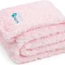 PetAmi Dog Blanket for Small Medium Dogs, Pink Fluffy Soft Sherpa Fleece for Puppy, Kitten, Doggie, Calming Pet Throw for Couch Sofa Bed, Washable, Medium 29x40