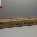 JEAREY 9FT Outdoor Patio Umbrella with Solar Lights, LED Lighted Pool Umbrella with Tilt and Crank, Outdoor Table Umbrellas for Deck, Yard & Market (Lemon)