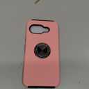 JAME for Google Pixel 9a Case, Dual Layer Military Grade Protection, Shockproof Cover with Metal Ring Holder Stand Kickstand, Slim Fit Protective Phone Case for Google Pixel 9A, Pink