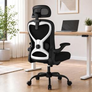 Ergonomic Office Chair for Long Hours and Back Pain, 3.5" Cushion, 330 LBS