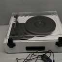 Vinyl Record Player with Upgraded Speakers Bluetooth Turntable Support USB AUXin Headphone RCA LineOut AutoStop 3 Speed BeltDriven Vintage Portable Vinyl Player Mirror Design