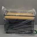 Ofiray-home Magnetic Shelf for Fridge with Wood Lid, Fruit Potato and Onion Storage Bins, Pantry Organizers & Storage, Large Container Magnetic Spice Rack for Refrigerator, Kitchen Counter, Cabinet (1-Regular, Black)