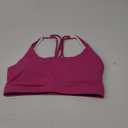 Running Girl Sports Bras for Women Medium Support, Criss-Cross Strappy Sports Bra Workout Yoga Bra with Removable Cups M