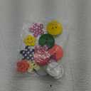 15 Pack Wooden Button 2 Holes Button for Sewing Crafts DIY Works Decoration (Mixed Color)
