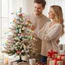 Suncalla 6 Pack Easter Tree Decorations Pastel Spring Decoration Easter Picks and Sprays Colorful Glitter Foam Hearts Picks for Vase Decor DIY Wedding Bouquet Flower Arrangement Home Centerpiece