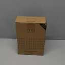 Vine Creations Clear Glass Soap Dispenser, 2 Pack Kitchen Soap Dispenser Set with Stainless Steel Pump, 16 oz Dish Soap and Hand Soap Dispensers for Bathroom with Waterproof Labels (Clear Bottle / Brushed Gold Pump)