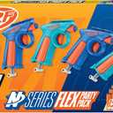 Nerf N Series Party Pack, Includes 5 N Series Flex Blasters, 15 N1 Darts Compatible Only N Series Blasters, Ages 8+