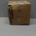 Kingsyard Squirrel Proof Suet Feeder, Cage Bird Feeders for Outdoors Hanging, All Metal, Double Suet Cake Capacity, Tray & Weatherproof, Black