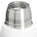 Stanley Adventure-To-Go Vacuum Bottle 25 oz | Wide Mouth with Leakproof Cup Lid | Keep Drinks Hot or Cold | Packable for Travel | Insulated Stainless Steel Thermal Bottle | BPA-Free | Frost White