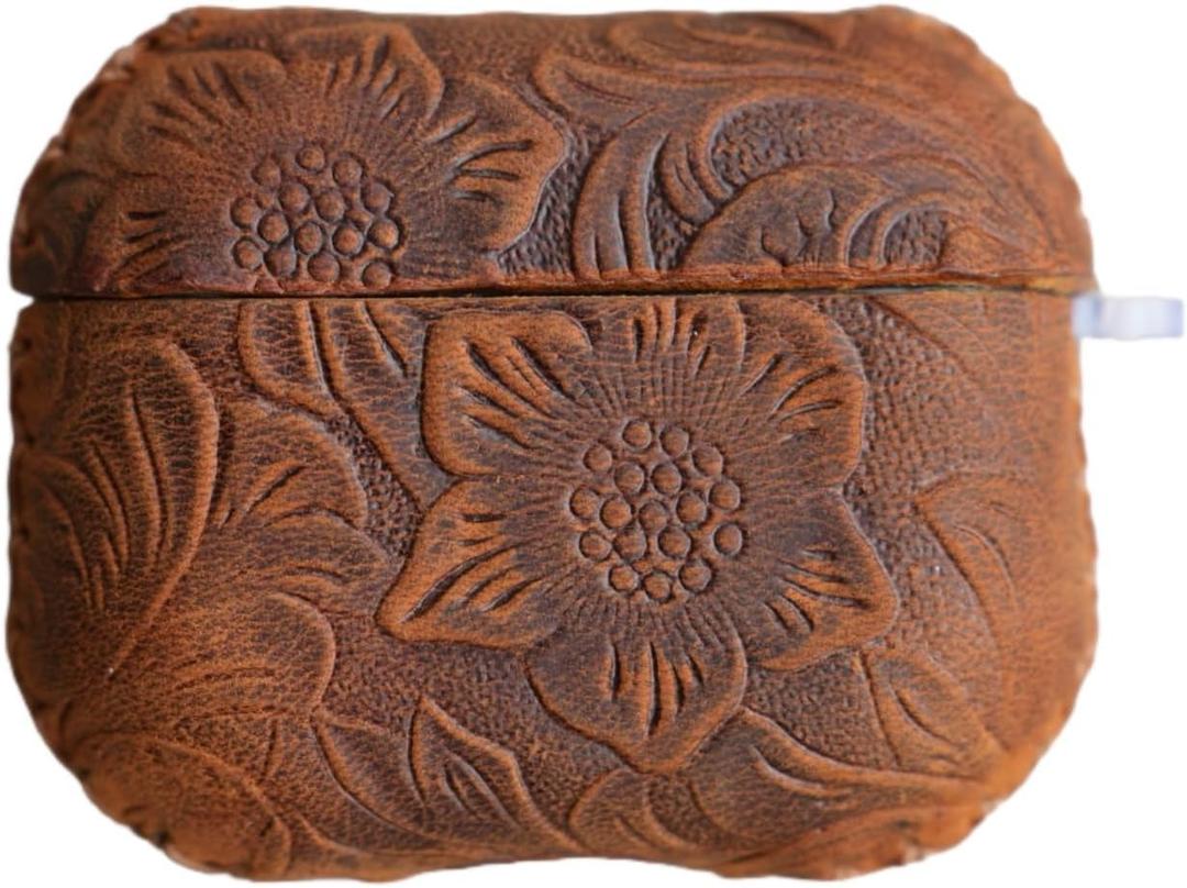 Genuine Distressed Leather Case for AirPods Pro 3 3rd Generation Case Cover 2025 Wireless Charging Protective Earbud Cover