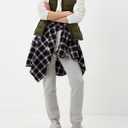 Puffer Vest Women Zip Up Sleeveless Stand Collar Outerwear Vest Puffy Warm Lightweight Winter Jacket Coat (Green, S)