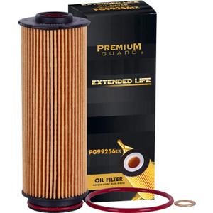 Premium Guard Extended Life Oil Filter up to 10k Miles PG99256EX | Fits 2019-2025 BMW X5, X7, 2018-2024 X3, 2017-2025 540i xDrive, 2020-2025 X6, 2016-2025 740i, 2020-2025 Toyota GR Supra