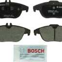 BOSCH BC1341 QuietCast Premium Ceramic Disc Brake Pad Set - Compatible with Select Mercedes-Benz C230, C250, C300, C350, E350, E400, E550, GLK250, GLK300, GLK350; REAR