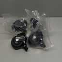 3 inch Stem Caster Wheels 4400lbs, Threaded Stem Casters Set of 4 Heavy Duty, UNC 3/8"-16x1, Swivel Casters for Cart, Furniture, Locking Industrial Castors for Workbench, Table