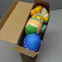 10 Pcs Easter Dog Toys with Squeaker, Includes 4 Plush Bone 2 Rope Toys for Dogs 2 Easter Egg 1 Plush Bunny & Chick for Puppy/Small/Medium/Large Breeds Holiday Pet Gift