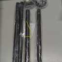 Heavy Duty Shower Rod  Industrial Shower Curtain Rod Wall Mounted for Bathroom,Closet,Room Divider,Outdoor Patio  28 to 76"Adjustable Shower Pole  Matte Black