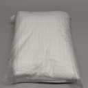 BOSOWOS Pillow Shams Standard Size Set of 2, Ultra Soft Breathable Quilted Embroidery Pillow Cases 20 x 26 Inches for Sleeping, Decorative Microfiber Bed Pillowcases Easy Care, White