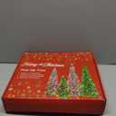 MACTING Pink Christmas Tinsel Tree with Lights, Easy-Assembly Glittery 5ft Pop up Christmas Tree for Holiday Party Winter Xmas Decorations