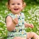 BFUSTYLE Baby Girl Clothes 0-24 Months Outfit Sleeveless Infant Romper Bodysuit with Headband