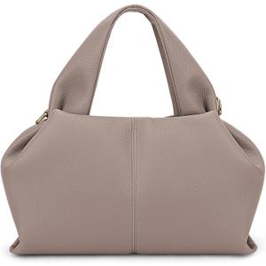 JQWYGB Cloud Pouch Dumpling Clutch Purse Women Tote Shoulder Retro Crossbody Bag with Removable Strap (Large, Grey)