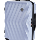 BAGSMART Carry On Luggage 22x14x9 Airline Approved, PC Hardside Suitcase, 20 Inch Carryon with Spinner Wheels, Travel Luggage Lightweight Rolling Suitcases for Men Women (Purple)