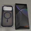 TORRAS Stronger Magnetic & Shockproof for iPhone 17 Pro Max Case, Fit for MagSafe, Mil-Grade Drop Protection, Camera Control, DIY Button, Slim for iPhone 17 Pro Max Phone Case Translucent Deep Blue