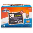 Elmer's Disappearing Purple School Glue Sticks, Washable, 7 Grams, 30 Count - Posters, Back to School, Bulk Pack for Classrooms, #1 Teacher Brand