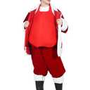 Suroomy Santa Claus Fake Belly Padded Tummy - Men's Unisex Costume Prop for Christmas Halloween Cosplay Accessory Plus Size Stomach