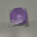 iTokGoK Premium Silver-Infused Dual-Sided Design 2-in-1 Silicone Body Scrubber for Shower,Body Brush Buffer Scrubber for Men and Women for All Skin, Ergonomic No-Slip Handle, Easy to Clean - (Purple)