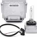89034934 4L0907391 4L0907391A Xenon HID Headlight Ballast with Igniter and D1S Bulb - Compatible with Jeep Grand Cherokee, Buick Enclave, Audi Q7, BMW 1-Series, GMC Acadia, VW Passat