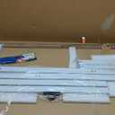 Maxtek Magnetic Mobile White Board, 40 x 24 Double Sided Dry Erase Board Rolling Whiteboard Aluminum Frame Standing Whiteboard on Wheels