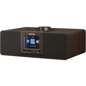 Sangean WFR-32 Internet Radio/AUX/Bluetooth/Smart Local Radio Preference Management/USB Playback and Phone Charging Digital Wooden Cabinet Radio