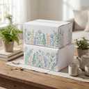 RLAVBL 10x7x5 Shipping Boxes Set of 30, White Corrugated Cardboard Box for Packing, Mailing, Business