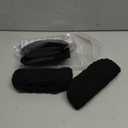 SPRING SEAON Plush MemoryFoam Crutch Underarm Pad & HandGrip CoversUniversal Fit, Breathable MoistureWicking, MachineWashable Cushion for Crutches, Pain Relief & Chafing Protection (Black)